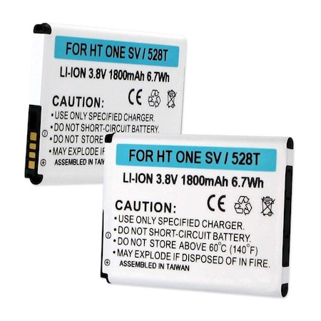 HTC One ST T528T 3.8V 1800 MAh Li-ion Battery - 6.66 Watt